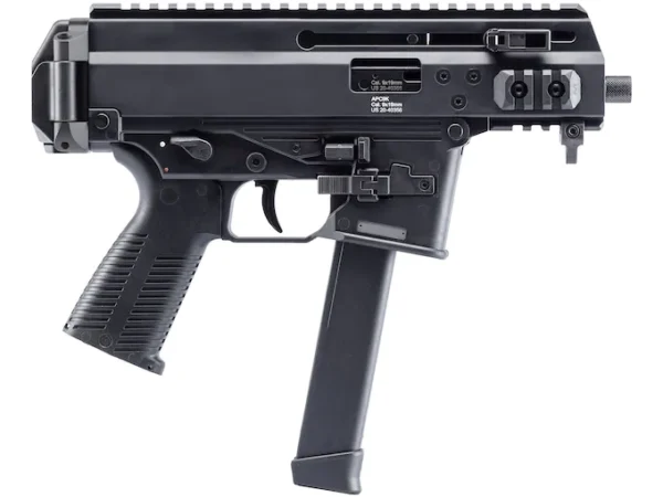B&T APC9K Pro Semi-Automatic Pistol 9mm Luger 5.5" Barrel 33-Round Glock Black