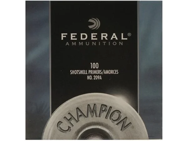 Federal Primers #209A Shotshell Box of 1000 (10 Trays of 100)