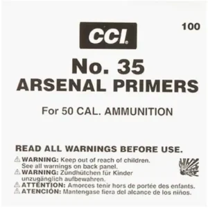 CCI 50 BMG Primers #35 Box of 500 (5 Trays of 100)