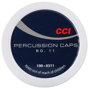 CCI Percussion Caps #11 Box of 1000 (10 Cans of 100)